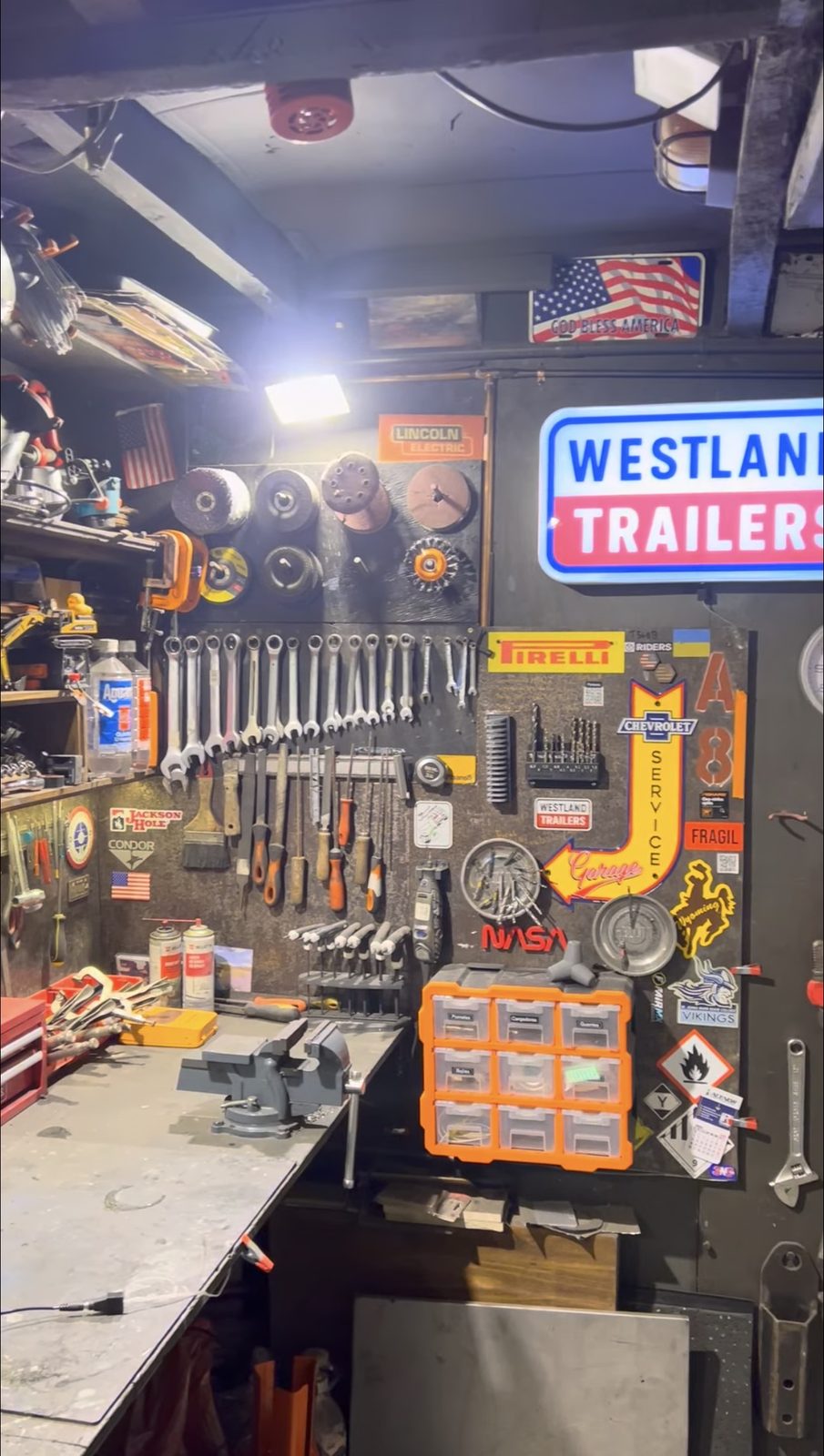 Carro de arrastre Westland en proceso